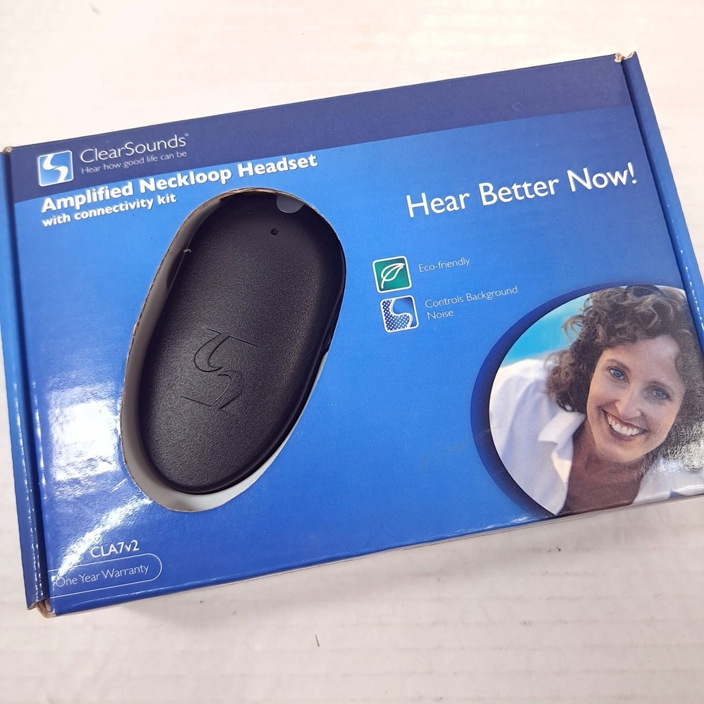 CLEARSOUNDS V708 CLA7v2 Amplified Neckloop For T-Coil Hearing Aids Clear Sounds